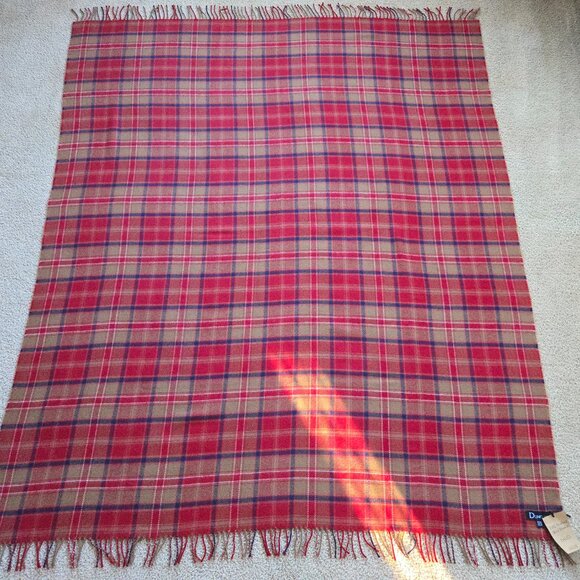 NWT Brushed Wool Tartan Blanket Throw Dunollie Castle Scotland Rare History - Picture 12 of 13